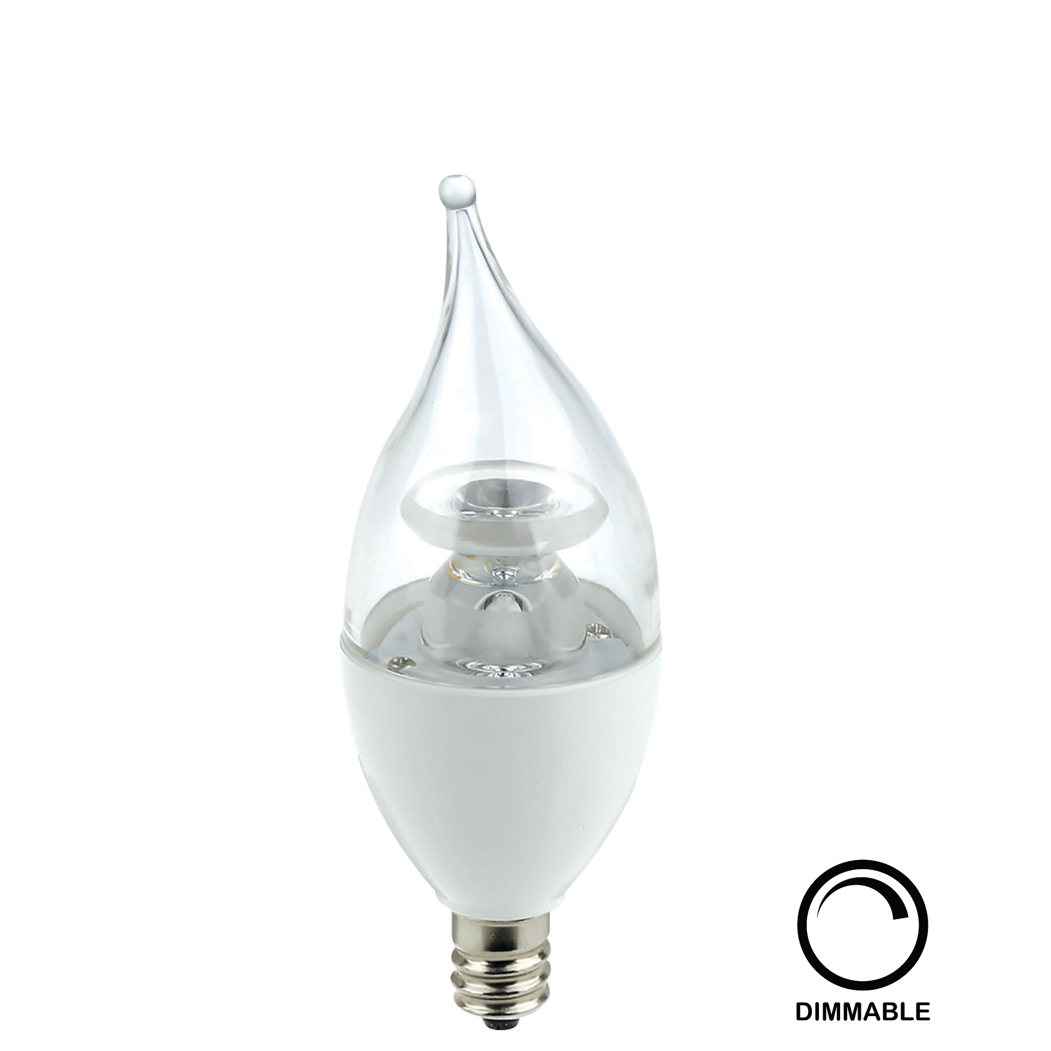 C12 40W Equal 3000K Candelabra E12 Candex Lighting