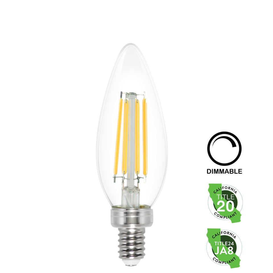 B10 40W-Equal 2700K E14 European T20 T24 JA8 - Candex Lighting