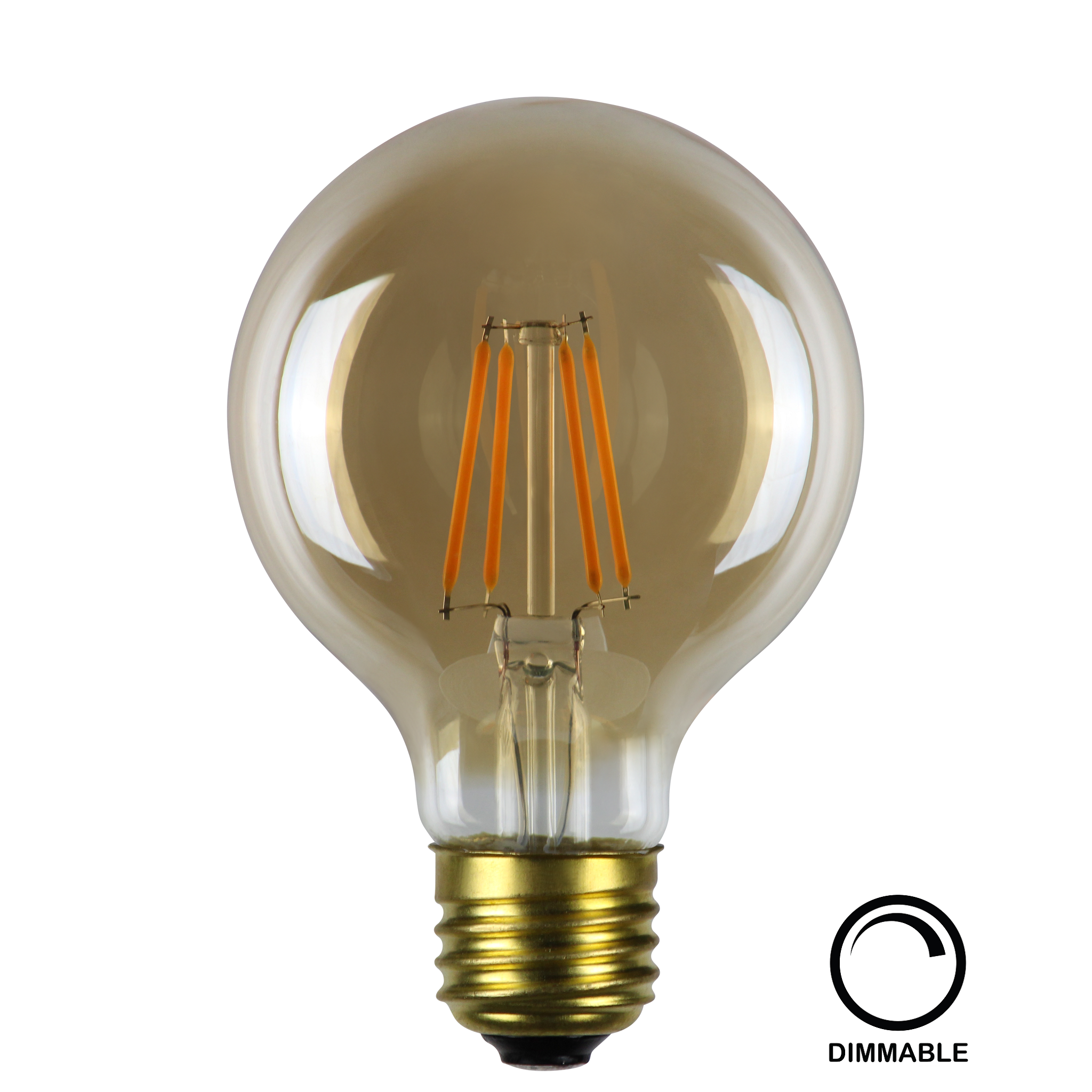 G25 40W Equal 2200K Amber Candex Lighting