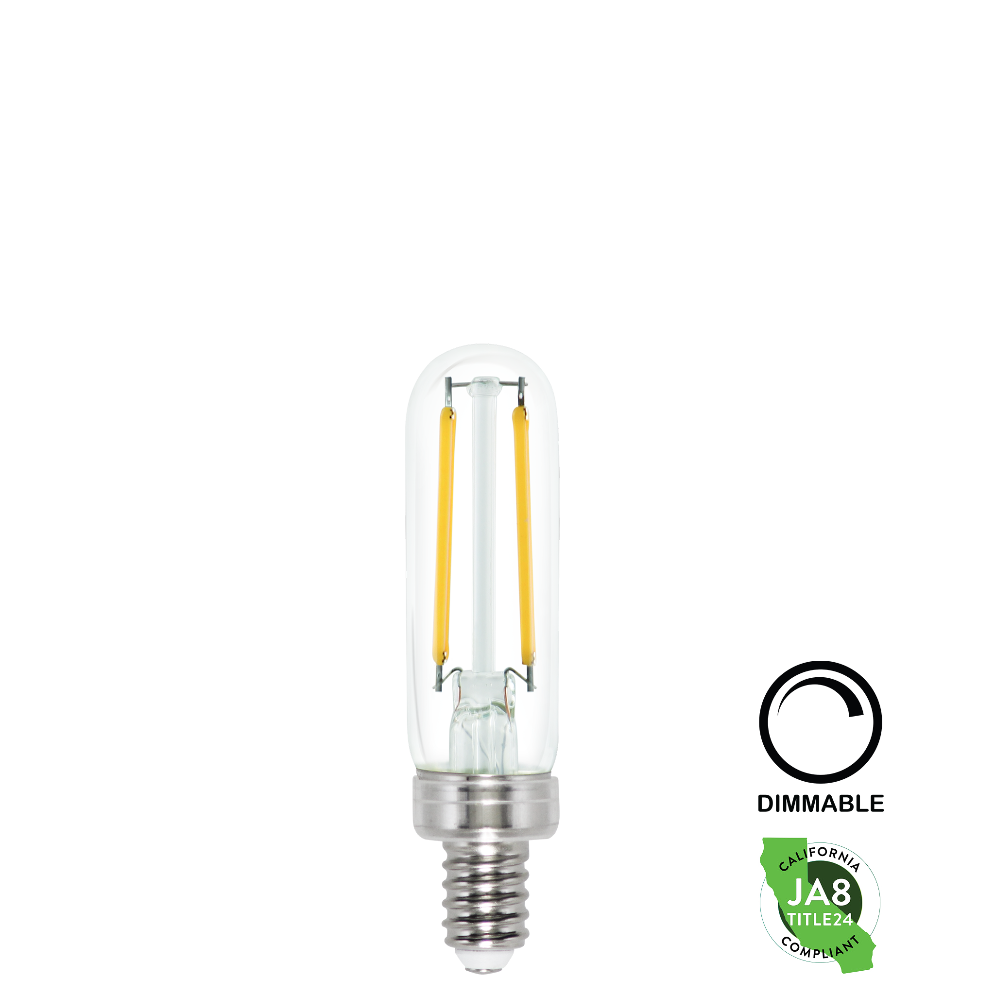 T6 25W Equal 2700K JA8 Candelabra E12 Candex Lighting